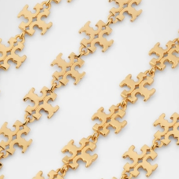 Tory Burch Gold Logo Necklace - Picture 6 of 6